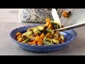 How to Make Roasted Brussels Sprout & Butternut Squash Salad | EatingWell