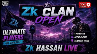 ZK CLAN TRIAL ULTIMATE PLAYER NEED AAJAO Zk HASAAN LIVE screenshot 2