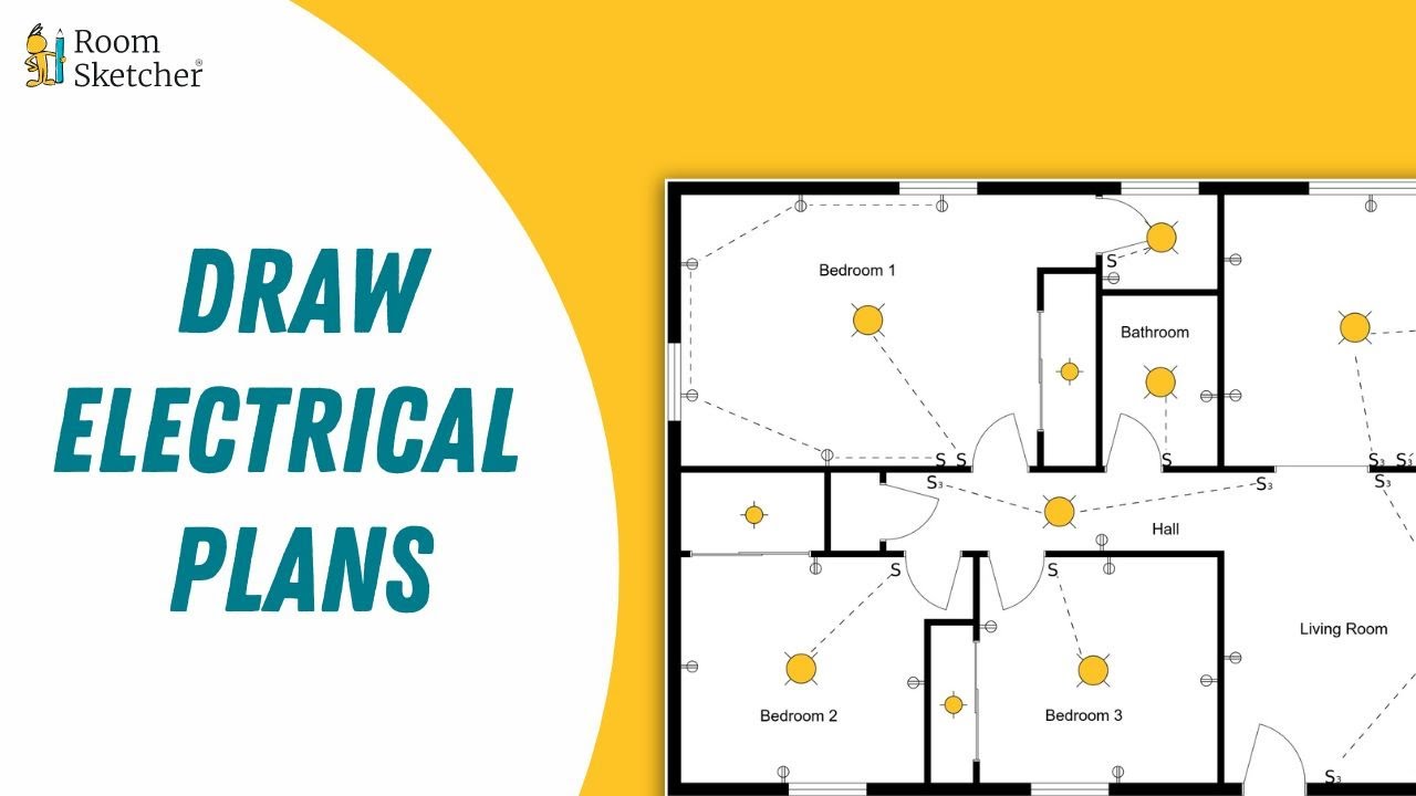 House wiring Tutorial: How to Draw a House Electrical Conduit Pipe Plan  Diagram - YouTube