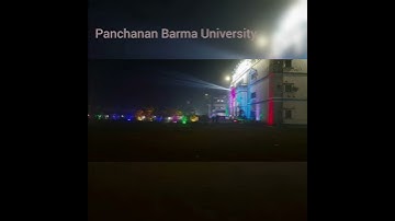 cooch behar Panchanan Barma University night look
