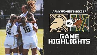 Army vs. Vermont Women's Soccer Game Highlights