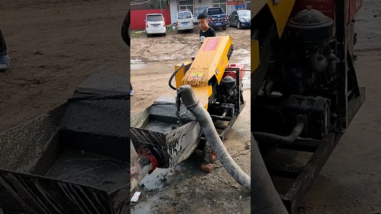 Diesel 25hp Mini Concrete Pump Machine Concretepump Concretemachinery