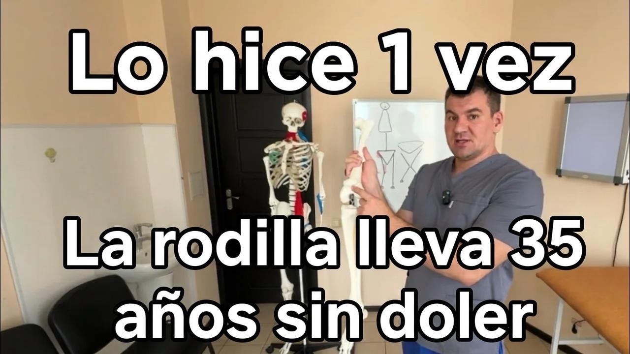 Haz este ejercicio y despídete del dolor de rodilla para siempre