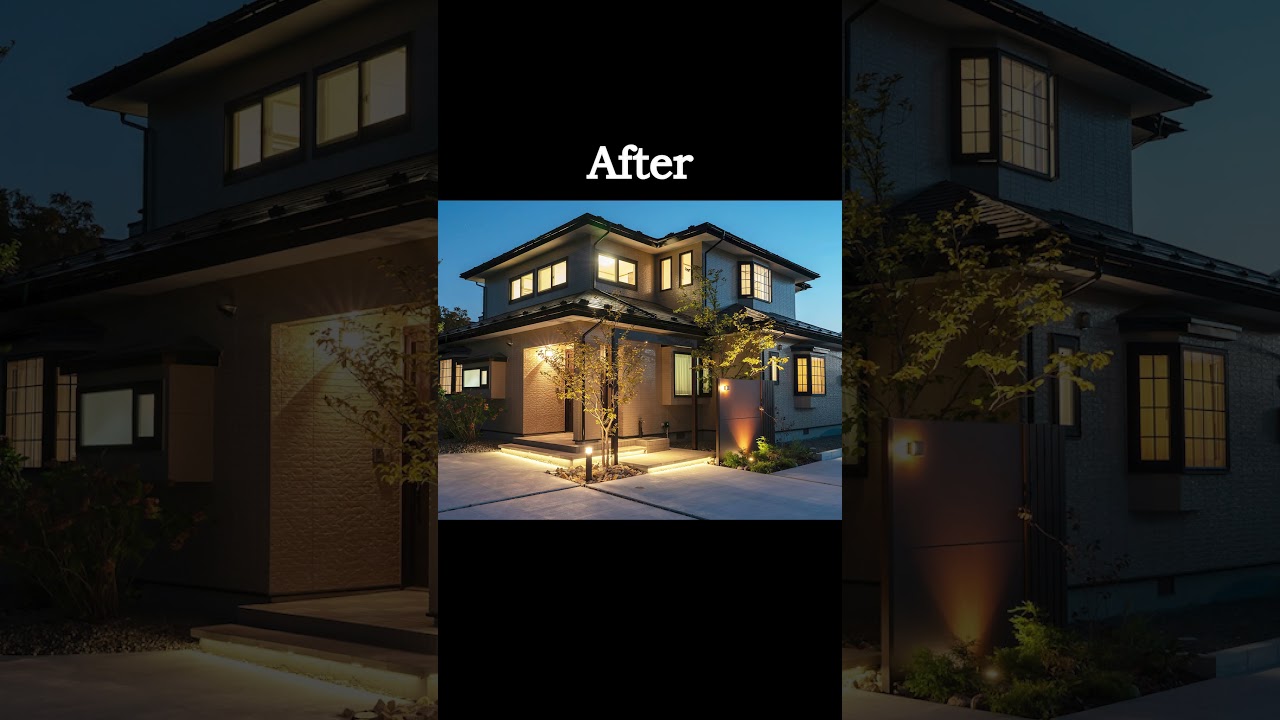 お庭のリフォームBefore＆After #Shorts