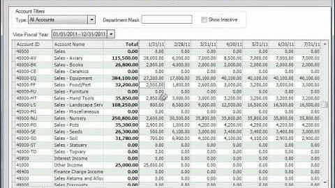 Peachtree Tutorial Entering Account Budgets 2007 2011 Sage Training Lesson 3.7