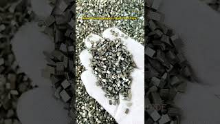 Manufacturing High-Performance Carbide Saw Teeth #Sawtips #carbide #newmaterial