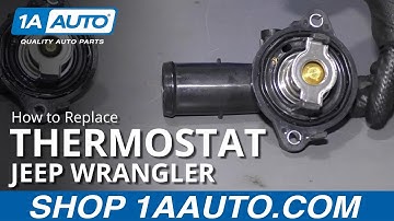 How to Change Thermostat with Housing Assembly 12-17 Jeep Wrangler