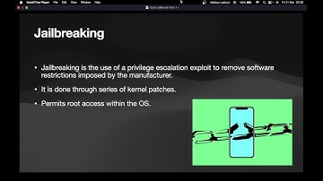 iOS Pentesting -  Jailbreak and its Types
