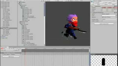 Unity multi-sectioned 2D Sprite animation using the Animation window