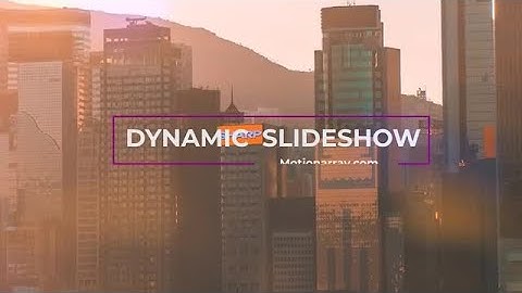 Dynamic Slideshow After Effects Templates