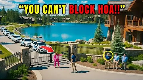 HOA Karen Lost It When I Refused to Open My Lakefront Gate for Her 50 Guests - I Called Cops!
