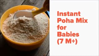 Instant Poha Cereal Mix for Baby | Travel Food