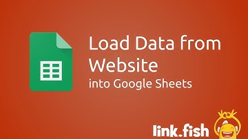 Load data from Website into Google Sheets - link.fish