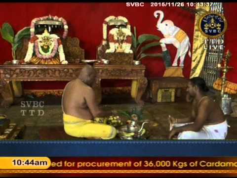 SVBC TTD  Sri Padamvathiammavari Kalyanotsavam Tiruchanoor 26 11 15