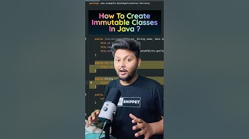 Immutable classes In #java #coding #javaframework #programming