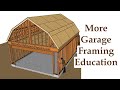 How To Build Gambrel Roof With Loft Over Two Car Garage - Building Education Series Part 11