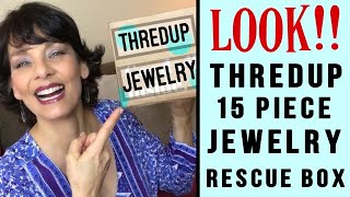 Thredup JEWELRY Rescue Box UNBOXING 34 for 15 Items to RESELL on Ebay