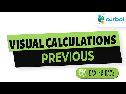 DAX Fridays! #226: PREVIOUS DAX Function | Visual Calculations