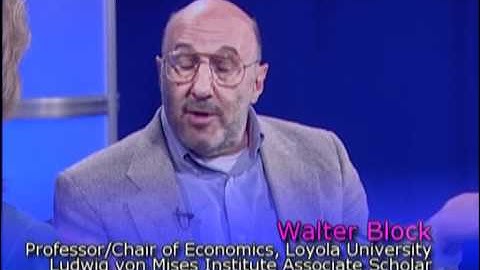 LV | Walter Block Citizen vs. Government Planning | 4-13-12