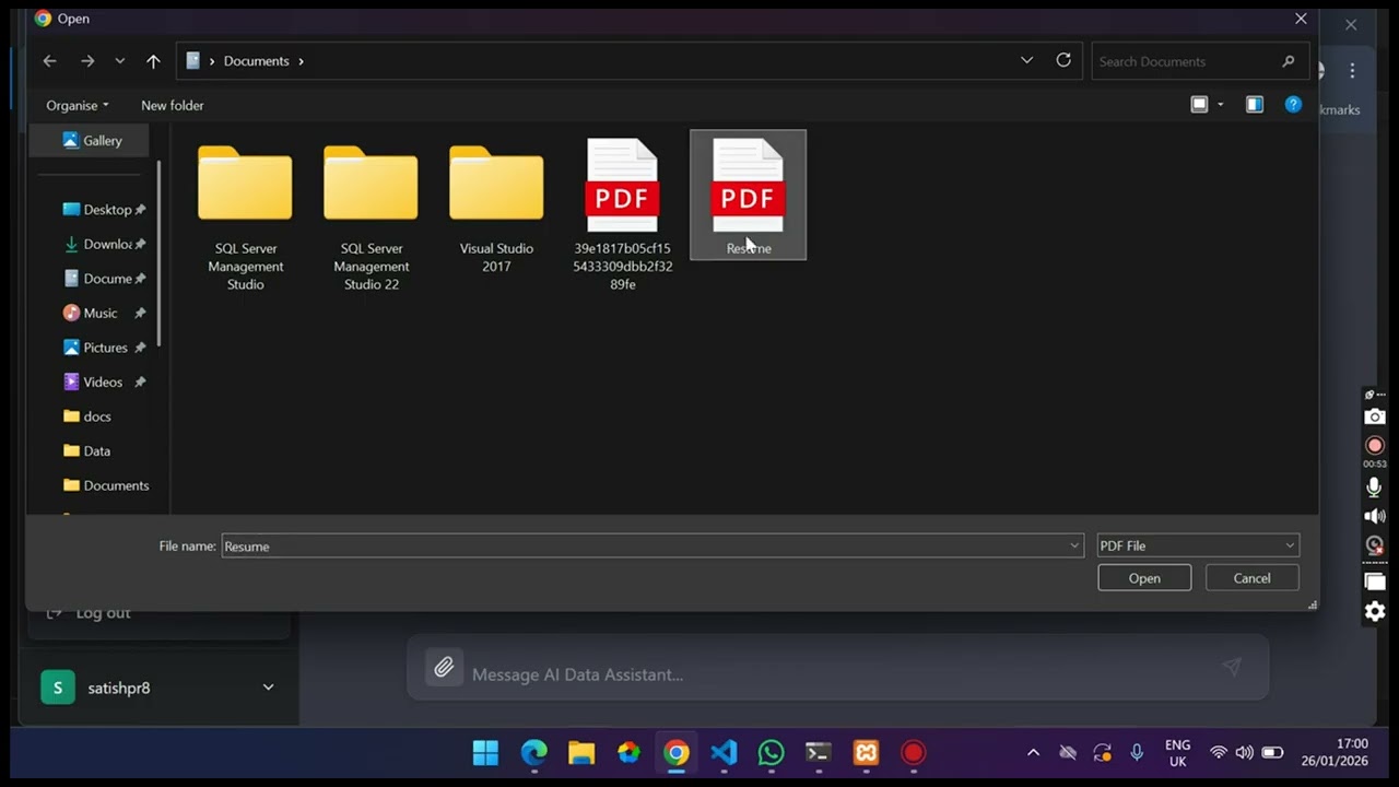 AI Data Assistant – RAG-Based Application with Hybrid Search | End-to-End GenAI Project