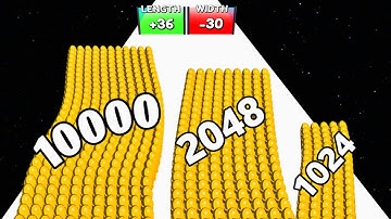 Butter Army Run vs Cube Run 2048 - New Update (All Math Games, Infinity Run)