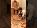 गांव में ईंट से बना पानी पीने और हाथ धोने का सेटअप 🧱💧#shorts #desijugaad..