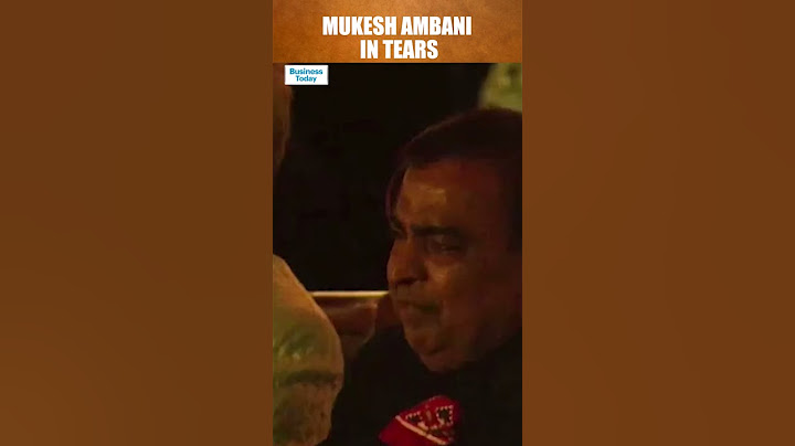 Mukesh Ambani In Tears As Anant Speaks On Health Issues At Pre-Wedding Event