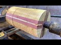 Creative woodturning on a wood lathe that you can do today diy