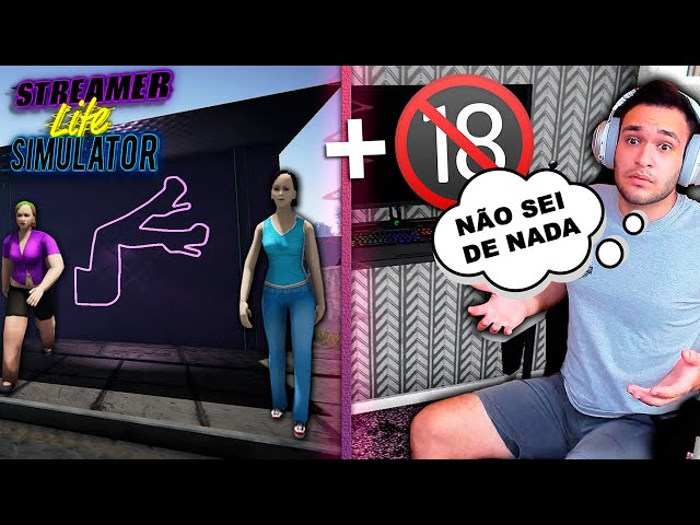 Finalmente se toma banho / Zoutube - Streamer Life Simulator #5 - Gameplay  em Português 