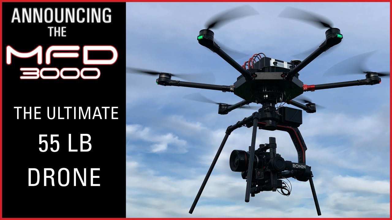 Anemone fisk Bliv begrænse Watts Innovations Proudly Introduces the MFD 3000: The Ultimate 55lb Drone  - YouTube