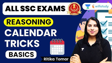 Calendar Tricks | Basics | Reasoning | All SSC Exams | Ritika Tomar