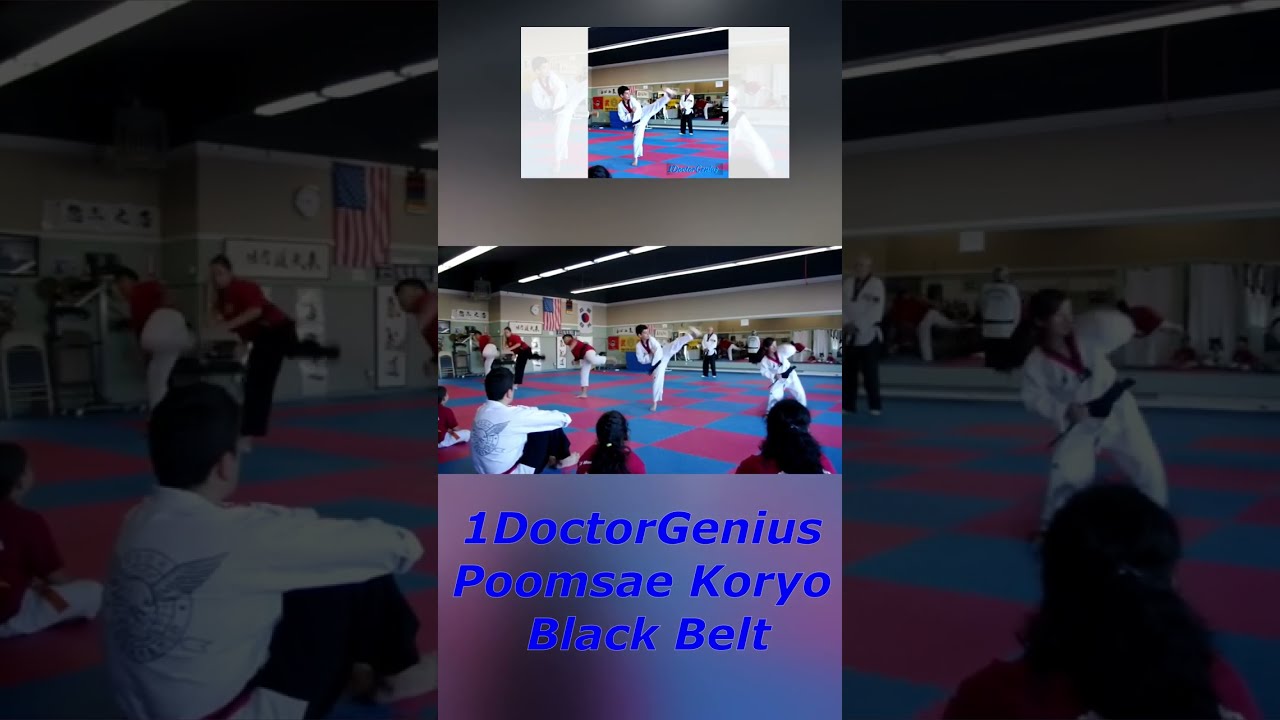 Poomsae Koryo : Black Belt  1Doctorgenius : TAEKWONDO BOY