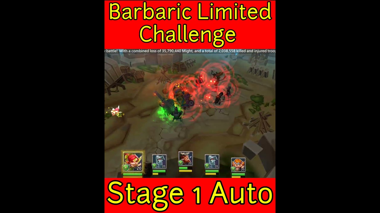 Barbarian Limited Challenge Stage 1 Auto 