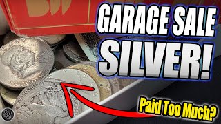 Huge Box of SILVER COINS at a Yard Sale!  Did I Overpay?