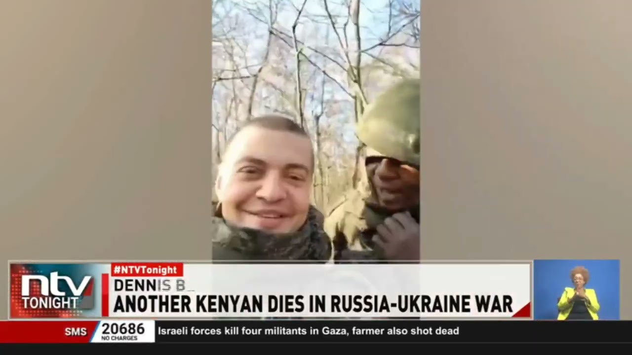 Еще одна кенийская семья оплакивает Денниса Багаку Омбори, погибшего в результате российско-украи...