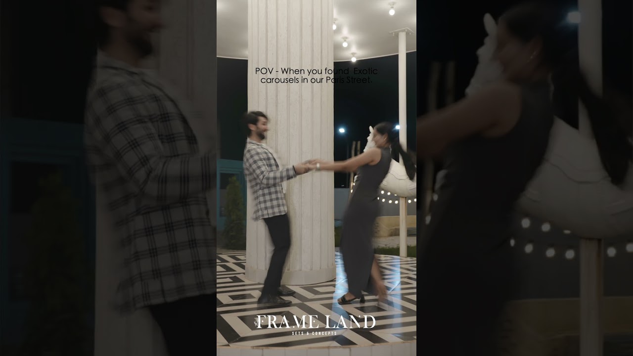 Carnival Carousel| The Frame Land | Best prewedding location| Raipur