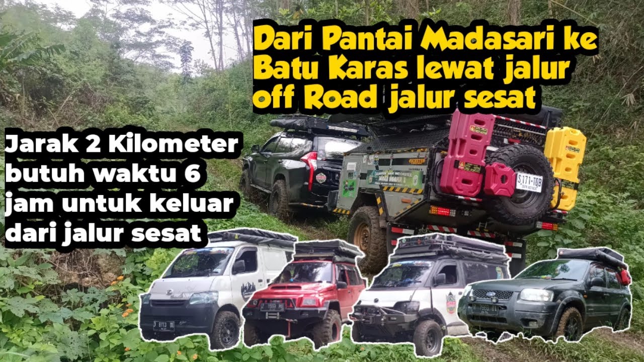 Camper Trailer l Madasari Ke Batu Karas Lewat Jalur Off Road l NEKAAD l Jalur Habis Hujan Semalaman