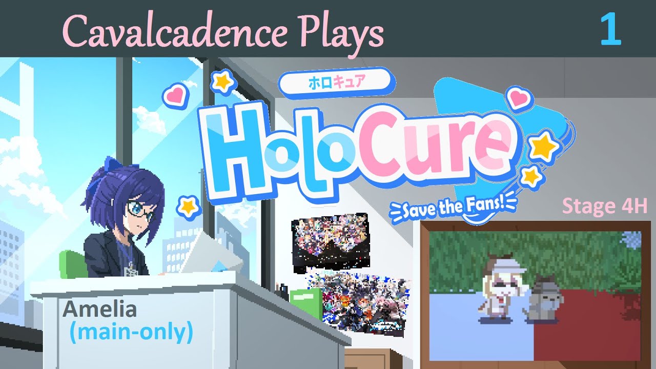 Cavalcadence plays HoloCure 1: Amelia (main-only) vs. Stage 4 (Hard)