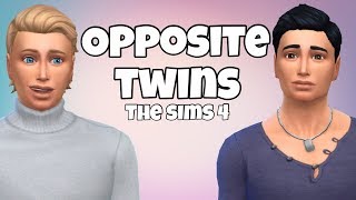 OPPOSITE TWINS // The Sims 4: CAS