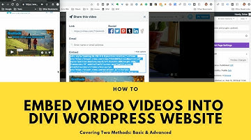 How To Embed Vimeo Videos Into Divi WordPress Website