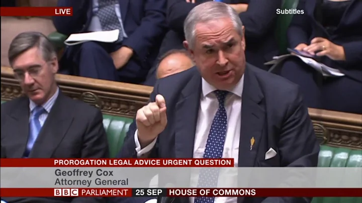 Attorney General Sir Geoffrey Cox says this Parlia...