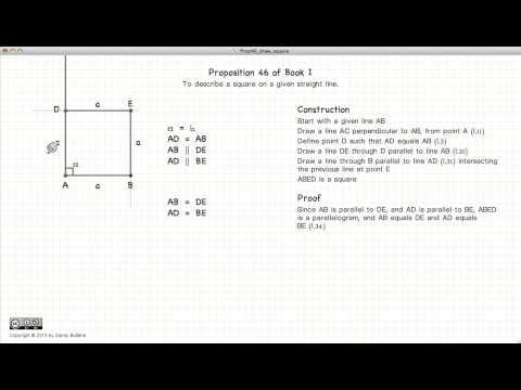 Euclid's Elements Book 1 - Proposition 46