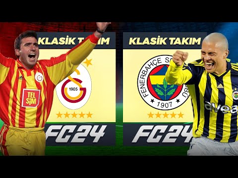 GALATASARAY EFSANE 11 vs FENERBAHÇE EFSANE 11 // FC 24 KARİYER MODU ALL-STAR KAPIŞMA