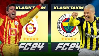 GALATASARAY EFSANE 11 vs FENERBAHÇE EFSANE 11 // FC 24 KARİYER MODU ALL-STAR KAPIŞMA