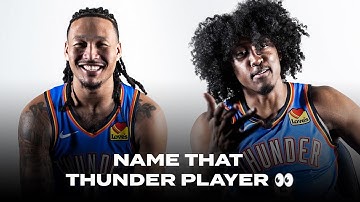 Name That Thunder Player 👀 | 2024-25 Media Day | OKC Thunder