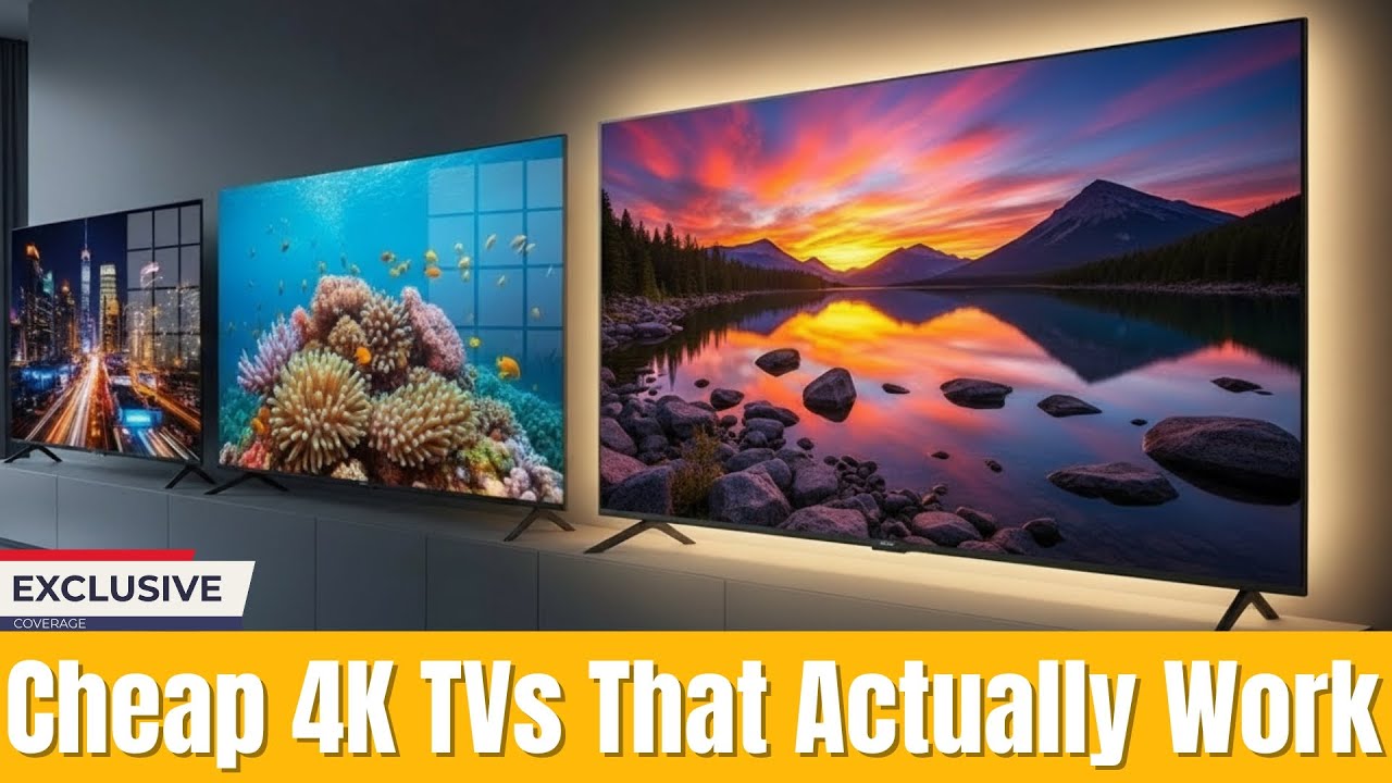 Best Cheap 4K Smart TVs 2026 – Under $400 Tested!