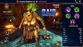 Guurda Bogbrew | Fragment Summon, Ascension and Gameplay | Raid Shadow Legends 🎮🧌