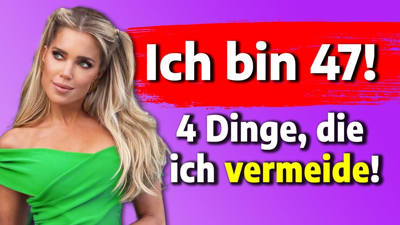 Sylvie Meis (47) Ich vermeide 4 DINGE und sehe 20 Jahre jünger aus!