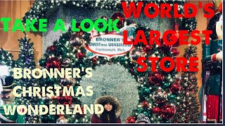 BRONNER’S CHRISTMAS WONDERLAND|WORLD’S LARGEST STORE OPEN ALL YEAR|MJ in the USA