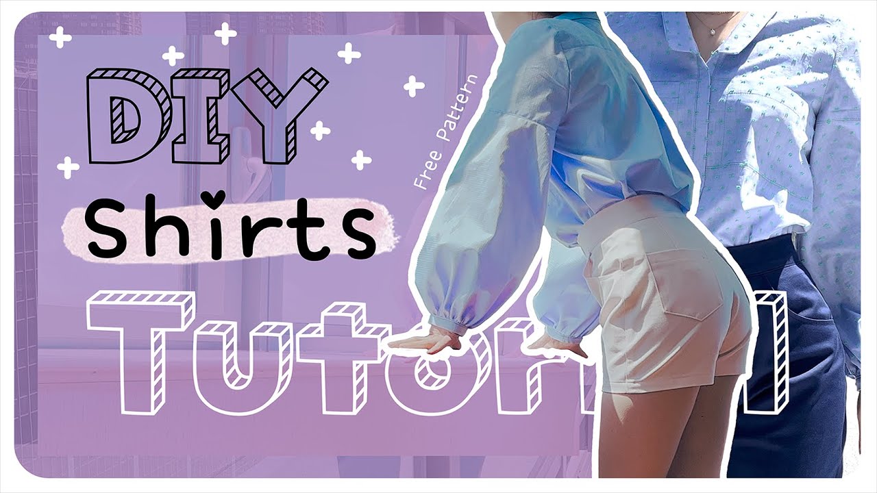 DIY Tutorial Video I Pocket Shirts with Free Pattern - YouTube